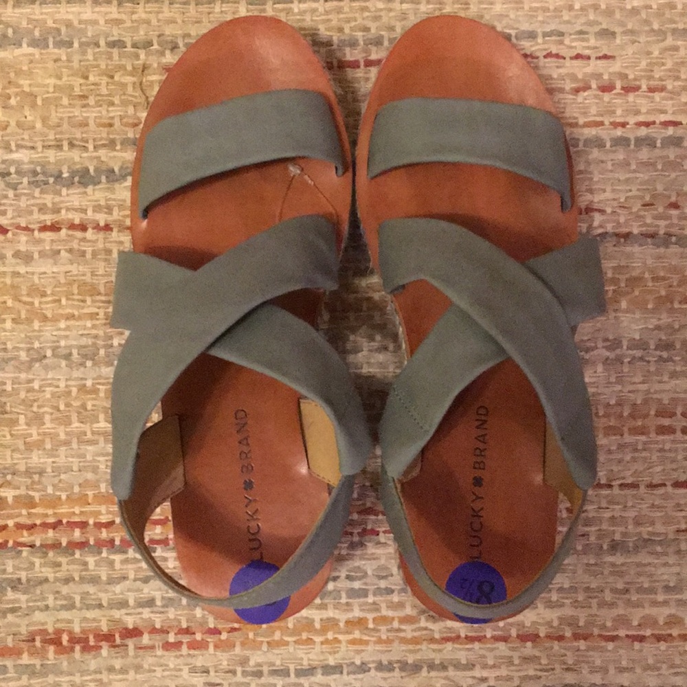 Lucky brand platform sandals